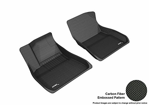 3D MATS/U-AC TL00411509 3D KAGU FLOOR MAT 1ST ROW BLACK