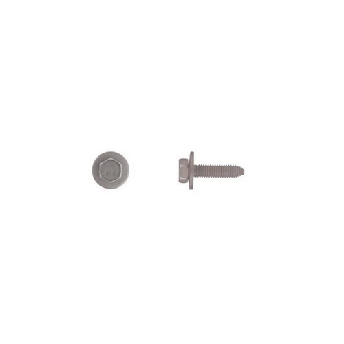 Disco Automotive Hardware 5686PK CA Point Body Bolt, M6 x 1 mm x 25 mm L x 10 mm Indented Hex Head, Black