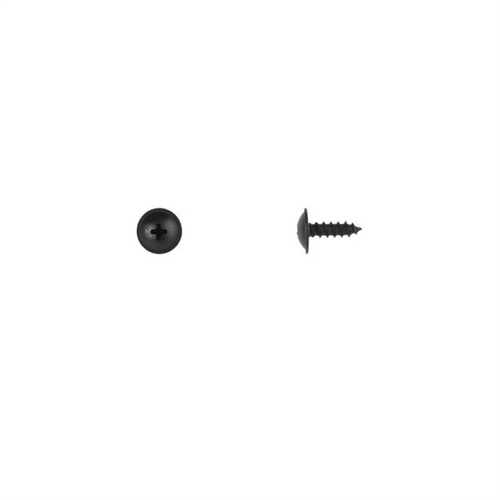 Disco Automotive Hardware 9256PK Phillips Truss Head Sheet Metal Screw, M4.8 x 1.6 mm x 15 mm L, Black