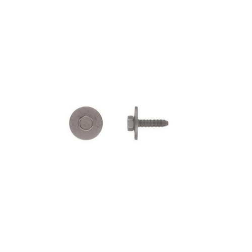 Disco Automotive Hardware 5690PK CA Point Body Bolt, M6 x 1 mm x 25 mm L x 10 mm Indented Hex Head, Black Phosphate
