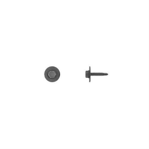 Disco Automotive Hardware 5552PK Teks Point Screw, M4.2 x 1.41 mm x 20 mm L x 7 mm Indented Hex Head, Black