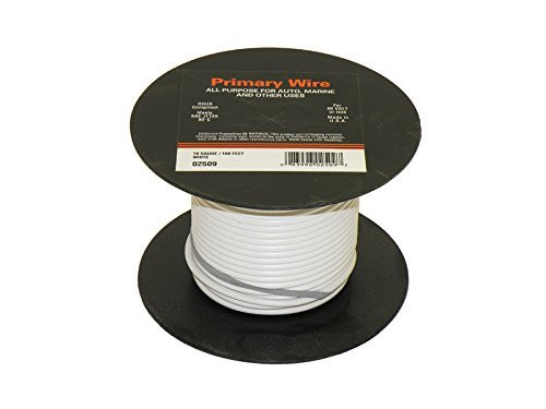 EAST PENN 02509 Deka 10 Gauge 100' White Spool