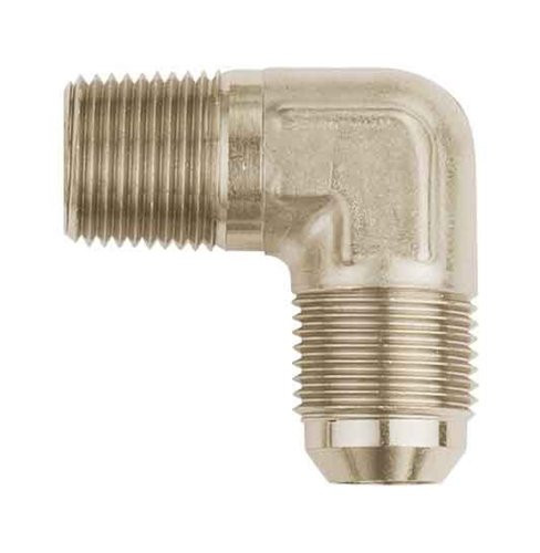 AEROQUIP FCM2611 STL 90 ELBOW 1/8 MP#4FLR
