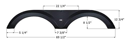 ICON 14255 FENDER SKIRT FS4255 BLACK