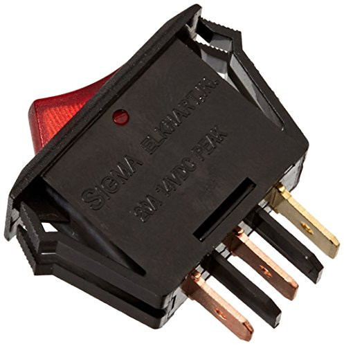 VALTERRA LLC A121C 110V BLACK/RED LAMP