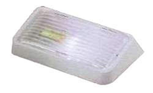 LASALLE BRIS GSAM4017 RECTANGLE PORCH/WHITE W/AMBER/CLR L