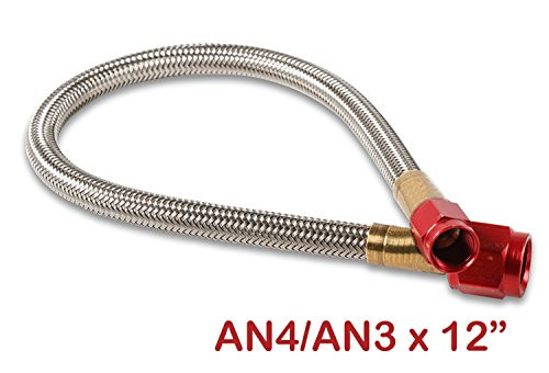 NOS 15341 4AN-3AN 1FT HOSE RED