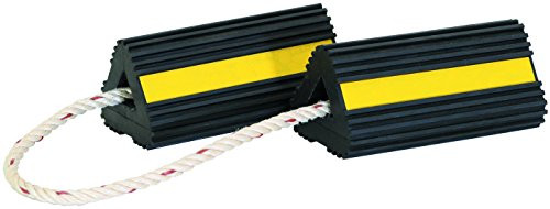 BUYERS PROD WC24483 WHEEL CHOCK  W/ROPE PR 4X4X8