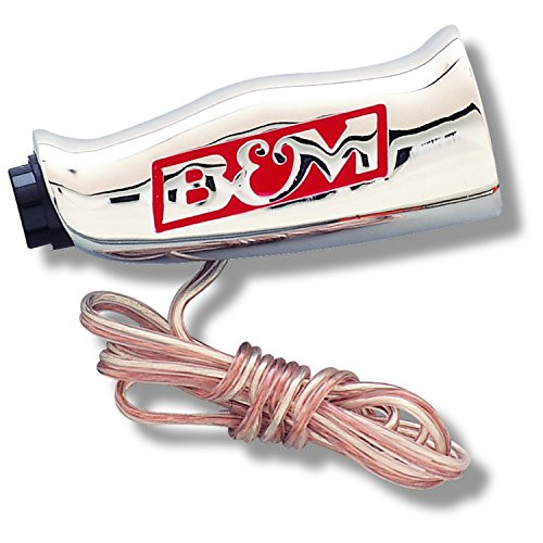 B&M CO 80659 T-HANDLE W/BUTTON-CHR AL
