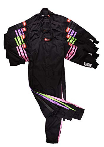 RACEQUIP 1950892 SFI-1 JR SUIT PINK TRIM KSML