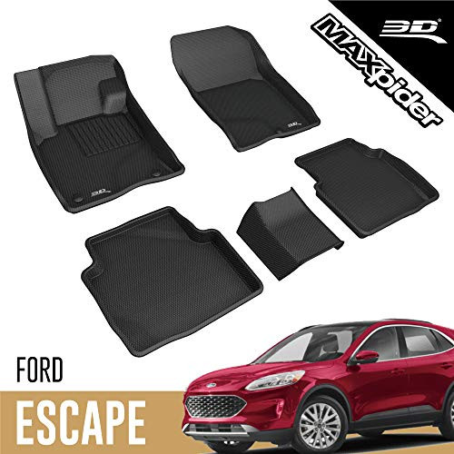 3D MATS/U-AC FR12301509 KAGU FLOOR MAT BLACK