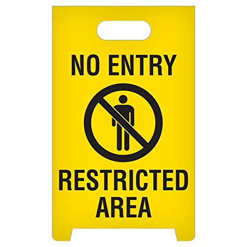 TOP TAPE ASF1004 NO ENTRY RESTRICTED AREA A-FRAME FL