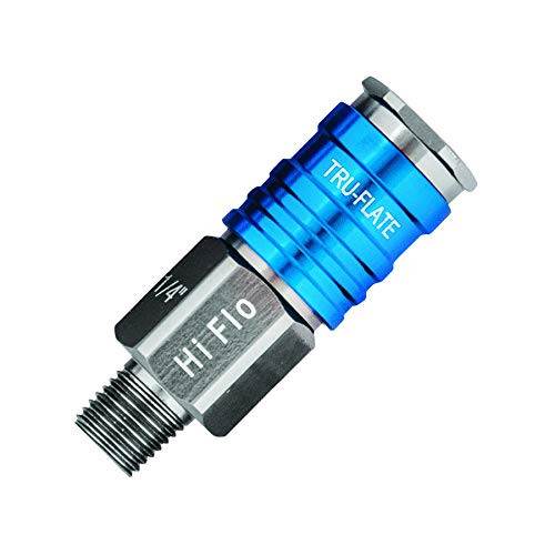 TRUFLATE 13925 COUPLER 1/4 HI FLOW MALE