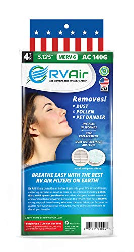 RV AIR INC. AC140G OEM PRECISION CUT ROUND AC FILTER