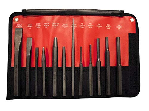 MAYHEW STEEL PRODUCTS MH61412 12 Piece Punch and Chisel Set
