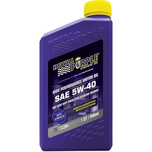 ROYAL PURPLE 01540 5W40 OIL QT BOTTLE