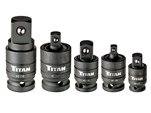 TITAN TOOLS TN16150 5pc Wobble Adapter Set