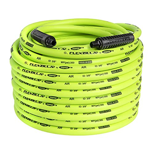 LEGACY MANUFACTURING CO MTHFZ38100YW2 Flexzilla 3/8 x 100 YellowAir Hose with 1/4 MNPT