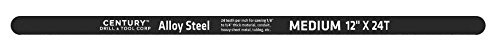 CENTURY DRILL & TOOL CY04334 24TPI 12 Long 2 Pc CardedHacksaw Blades