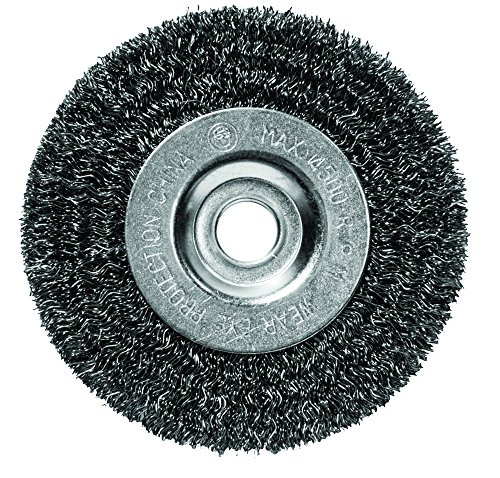 CENTURY DRILL & TOOL CY76851 5 x 1/2/5/8 Coarse BenchGrinder .0118 Wire Wheel