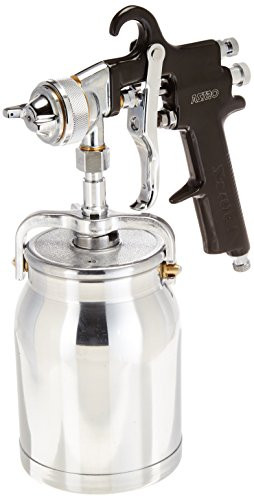 ASTRO PNEUMATIC TOOL CO. AOAS7SP 1.8MM Nozzle Spray Gun withCup - Black Handle
