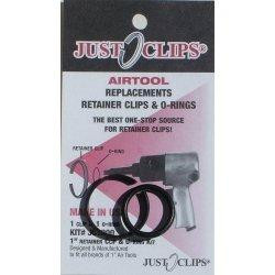 Just Clips JSC1000-5 Retainer Clip Refill Pack (1" Anvil , 5 Pack)