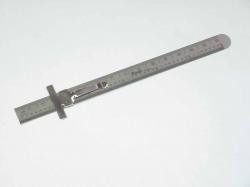 Central Tools CEN6515 6515 6" Flexible Pocket Rule - 1mm and 1/64" Increments"