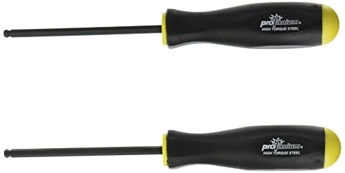 Bondhus BND10610 3/16" Ball End Screwdriver with ProGuard Finish, 3.7", 2-Piece