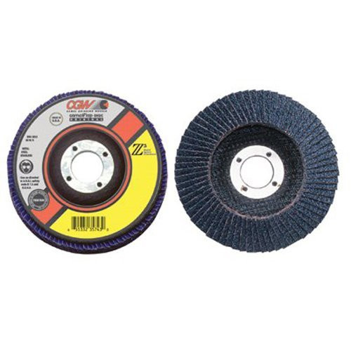 CGW Camel Grinding Wheels Inc. CGW42312 CGW Abrasive Abrasive Flap Disc 4-1/2 x 5/8 - 11 40 Grit Zirconia