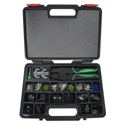Astro Pneumatic AST9478 Tool Weather Pack Interchangeable Ratcheting Crimping Tool & Accessory Set (220 Piece)