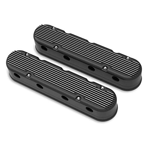 HOLLEY 241182 2-PIECE CAST ALUM. V/C SATIN BLK FI