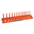 Hansen Global HNE1205 Hansen 1/2" Drive Standard Regular & Deep Socket Holder - Orange
