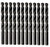Vise Grip HAN63504 Irwin Tools 63504 1/16-Inch Black Oxide 135-Degree Jobber Length, Pack of 12