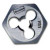 Vise Grip HAN6634 Hanson 6634 Die 8-1 25mm 1" Hex, for Tap Die Extraction