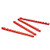 Ernest ERN6050 Ernst Manufacturing 6050-Red 30-Tool No-Slip Low-Profile Wrench Rails