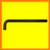 Bondhus BND15905 15905 3/32" Hex Tip Key L-Wrench with ProGuard Finish, Tagged and Barcoded, Long Arm
