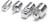 Titan TIT32973 32973 Socket Adapter Set, 4 Pieces - Pack Of 6