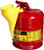Justrite JUS7150110 7150110 5 Gallon, 11.75" OD x 16.875" H Galvanized Steel Type I Red Safety Can With Funnel
