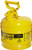 Justrite JUS7120200 7120200 2 Gallon, Galvanized Steel Type I Yellow Safety Can
