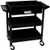 WILMAR WLMW54006 Performance Tool 23" x 16" 3 Shelf Utility Cart with Drawer