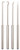 Ullman Devices ULLPH-4 Ullman 4-Piece High Carbon Polished Steel Hook and Pick Set