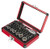 Sunex SUN9732 44Pc 1/4" Dr Mini Dual Flex Head RATCHET W Socket & Bit Set,