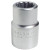 Proto PRO5528M Chrome Socket, 3/4" Drive, 28mm, 12 Point, Shallow Proto INDUSTRIAL