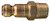 1/4" Male Plug T-Style Milton Industries MIL783BK