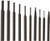Mayhew MAY62005 Pro Punch Kit, 10-Piece