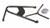 FABTECH FTT10002BK SPARE TIRE MOUNT ANGLED B