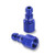 Legacy Manufacturing LEGA72430C-2PK ColorConnexÂ« Type C, 1/4" Blue Plug, 1/4" FNPT 2-pk