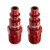 Legacy Manufacturing LEGA73440D-2PK ColorConnex Plug (2 Pack), Industrial Type D, 1/4 in. MNPT, Red -