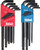 EKLIND TOOL EKL13222 Ball-Hex-L Key, 22-Piece Set, SAE/Metric, Black Oxide, Sold as 9 Each