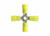 The Best Connection JTT2265H JT & T Products () - 22-18 AWG, Vinyl Insulated 4-Way Connector Terminals, Red, 4 Pcs.